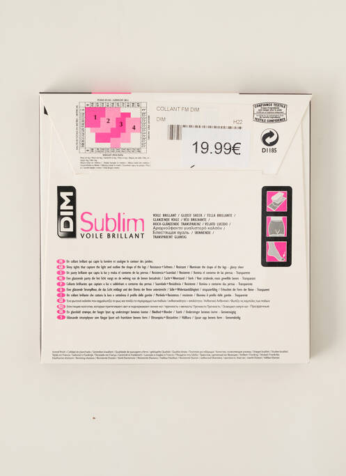 Collants chair DIM pour femme