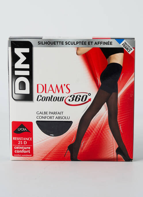 Collants noir DIM pour femme