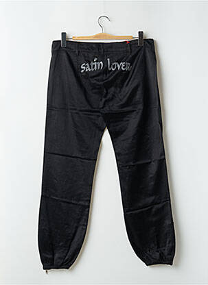 Pantalon 7/8 fermeture zippée sous rabat boutonné taille normale noir BE YOU K femme