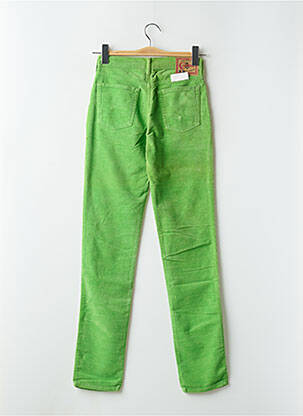 Pantalon slim taille haute taille haute vert CIMARRON femme