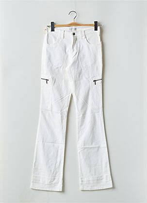 Pantalon cargo coupe droite taille normale beige CIMARRON femme