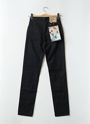 Pantalon slim taille haute taille haute noir CIMARRON femme