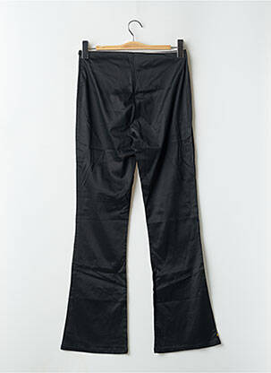 Pantalon droit taille à pinces taille haute noir DDP femme