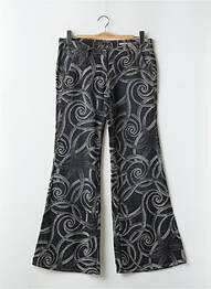 Jean coupe flare taille basse taille basse gris ESZ DENIM femme