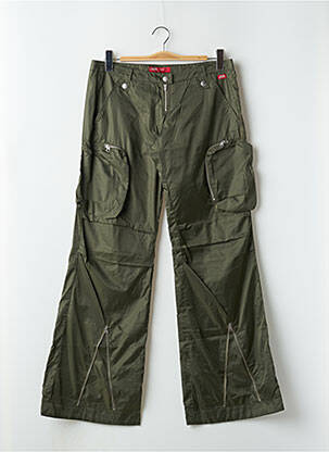 Pantalon cargo coupe droite taille basse vert MISS SIXTY femme