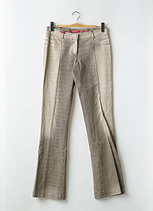 Jeans bootcut stretch taille basse beige MISS SIXTY femme