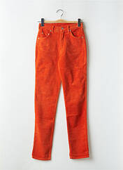 Pantalon slim orange CIMARRON pour femme seconde vue