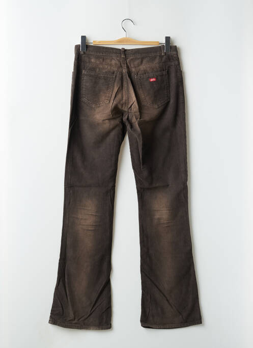 Pantalon flare stretch taille basse marron MISS SIXTY femme
