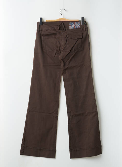 Jean coupe flare marron BE YOU K pour femme