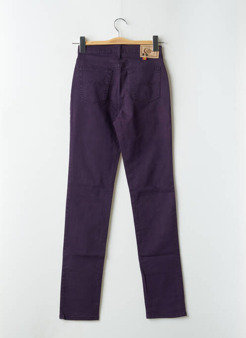 Jeans coupe slim violet CIMARRON pour femme