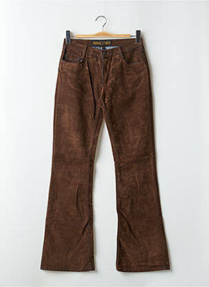 Jean coupe flare taille normale taille normale marron FREEMAN T.PORTER femme