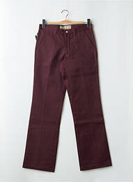 Pantalon chino tissage popeline taille normale violet FREEMAN T.PORTER femme