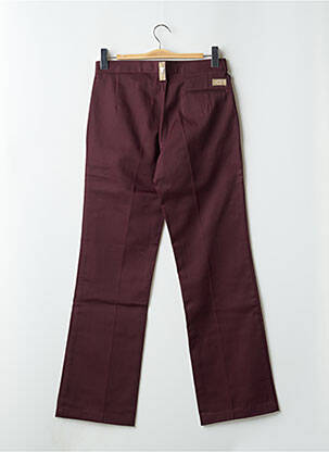 Pantalon chino tissage popeline taille normale violet FREEMAN T.PORTER femme