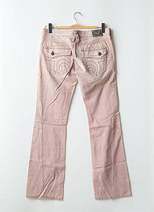 Jeans coupe droite stretch taille normale rose FREEMAN T.PORTER femme