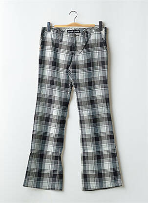 Pantalon chino tissage popeline taille normale noir FREEMAN T.PORTER femme