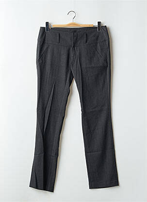 Pantalon chino tissage popeline taille normale gris FREEMAN T.PORTER femme