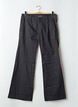 Pantalon flare stretch taille basse noir FREEMAN T.PORTER femme