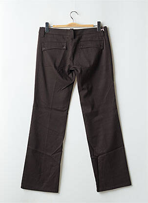 Pantalon chino tissage popeline taille normale marron FREEMAN T.PORTER femme