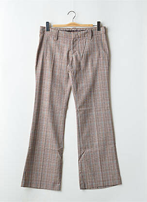 Pantalon chino tissage popeline taille normale gris FREEMAN T.PORTER femme