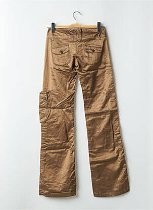 Pantalon cargo coupe droite taille normale marron FREEMAN T.PORTER femme
