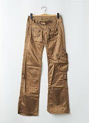 Pantalon cargo marron FREEMAN T.PORTER pour femme seconde vue