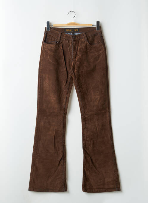 Jean coupe flare taille normale taille normale marron FREEMAN T.PORTER femme