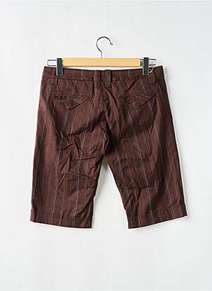 Bermuda tissage popeline taille normale marron FREEMAN T.PORTER femme