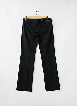 Pantalon chino fermeture zippée sous rabat boutonné taille normale noir FORNARINA femme