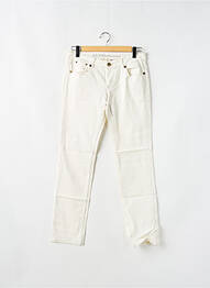 Jeans coupe slim tissage brut taille normale beige GUESS femme