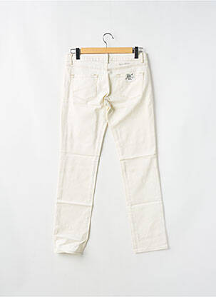 Jeans coupe slim tissage brut taille normale beige GUESS femme