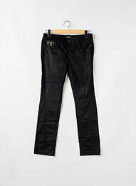 Jeans coupe slim stretch taille normale noir GUESS femme