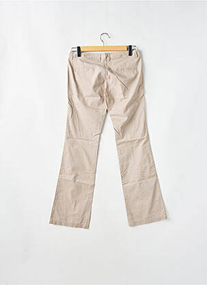 Pantalon chino tissage popeline taille normale gris LADY SOUL femme