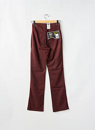 Jeans coupe slim stretch taille normale rouge LEE femme