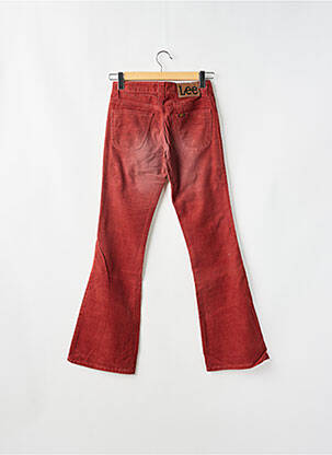 Jean coupe flare taille normale taille normale rouge #127344 femme