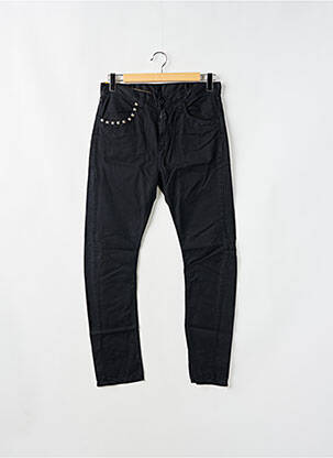 Jeans coupe slim tissage brut taille normale noir LE TEMPS DES CERISES femme