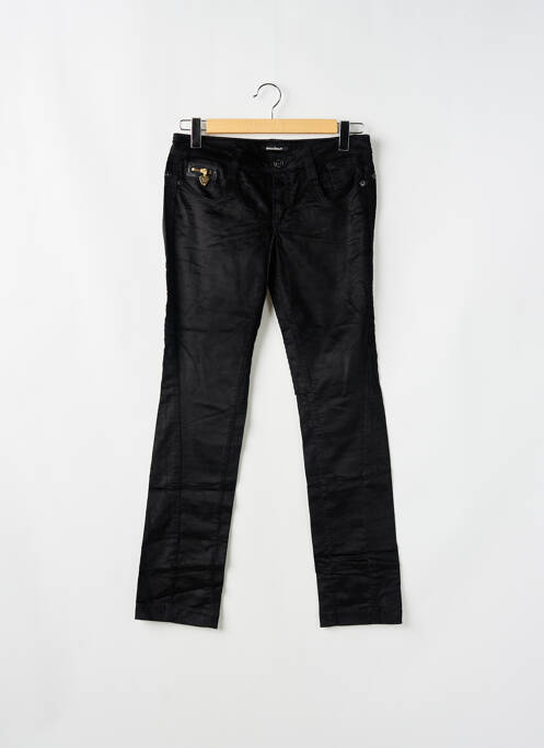 Jeans coupe slim noir GUESS pour femme