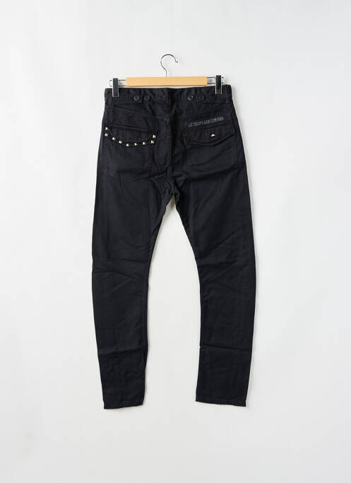 Jeans coupe slim noir LE TEMPS DES CERISES pour femme