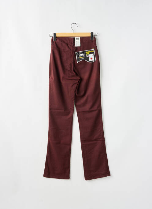 Jeans coupe slim rouge LEE pour femme