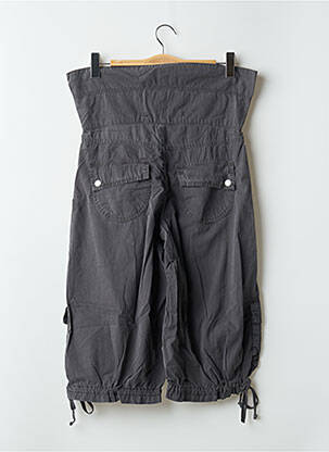 Pantacourt taille haute taille haute gris ONLY femme