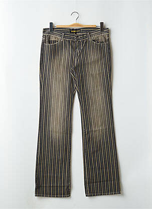 Jeans bootcut stretch taille basse gris RWD femme
