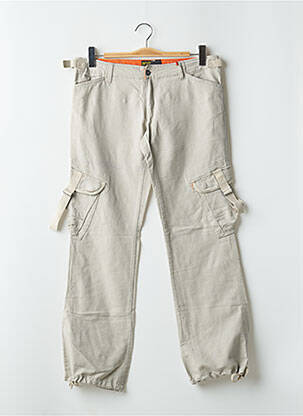 Pantalon cargo tissage popeline taille normale gris RWD femme