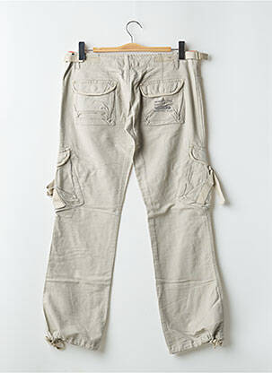 Pantalon cargo tissage popeline taille normale gris RWD femme