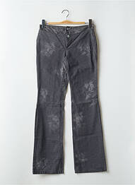 Jeans bootcut stretch taille basse gris SCHOOL RAG femme
