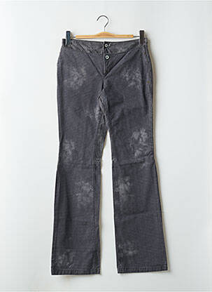 Jeans bootcut stretch taille basse gris SCHOOL RAG femme