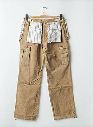 Pantalon cargo coupe droite taille normale marron SCHOOL RAG femme