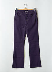 Jeans bootcut violet SCHOOL RAG pour femme seconde vue