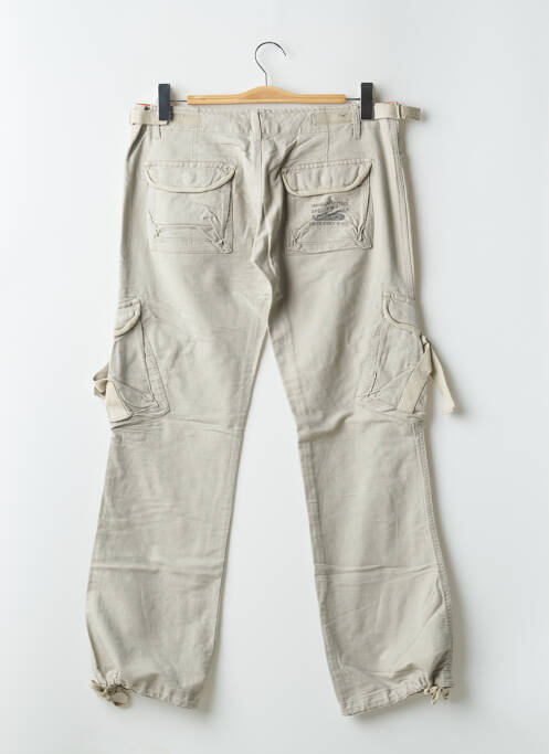 Pantalon cargo tissage popeline taille normale gris RWD femme
