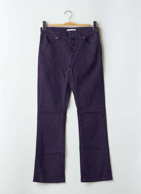 Jeans bootcut violet SCHOOL RAG pour femme