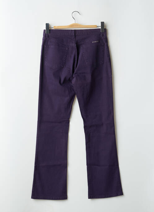 Jeans bootcut violet SCHOOL RAG pour femme