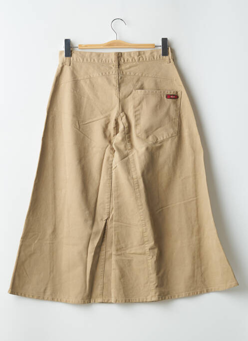 Pantacourt beige RWD pour femme